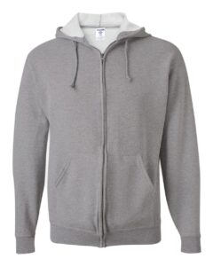 JERZEES 993MR Unisex NuBlend® Full-Zip Hooded Sweatshirt – Oxford