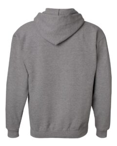 JERZEES 4997MR Unisex Super Sweats NuBlend® Hooded Sweatshirt – Oxford (back)