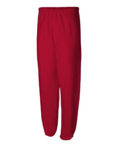 JERZEES 973MR Unisex NuBlend® Sweatpants – True Red (side)