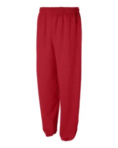 Gildan 18200 Unisex Heavy Blend™ Sweatpants – Red (side)