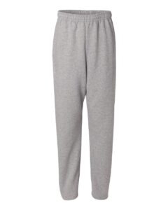 JERZEES 974MPR Unisex NuBlend® Open-Bottom Sweatpants with Pockets – Oxford