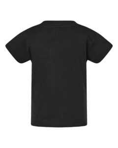 Rabbit Skins 3401 Infant Cotton Jersey Tee – Black (back)