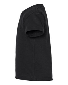 Rabbit Skins 3401 Infant Cotton Jersey Tee – Black (side)