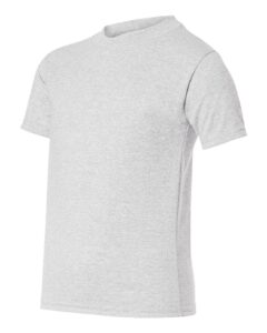 Hanes 5370 Youth EcoSmart® T-Shirt – Ash (side)