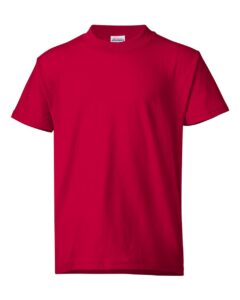 Hanes 5370 Youth EcoSmart® T-Shirt – Deep Red