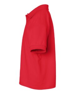 Gildan 8800B Youth DryBlend® Jersey Polo – Red (side)