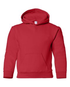 Gildan 18500B Youth Heavy Blend™ Hooded Sweatshirt – Red