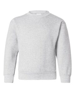 Hanes P360 Youth EcoSmart® Crewneck Sweatshirt – Ash