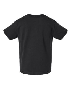 Rabbit Skins 3301J Youth Juvy T-Shirt – Black (back)