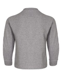JERZEES 29BLR Youth Dri-Power® Long Sleeve 50/50 T-Shirt – Oxford (back)