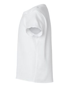 Rabbit Skins 3400 Infant Baby Rib Tee – White (side)