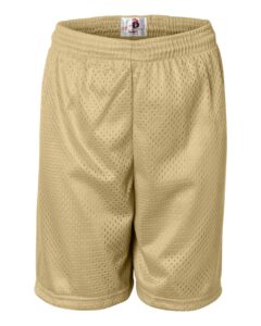 Badger 2207 Youth Pro Mesh 6″ Shorts – Vegas Gold