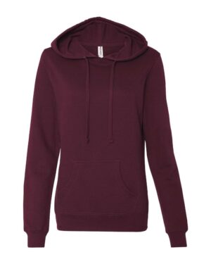 Independent Trading Co. SS650 Women’s Junior Fit Heavenly Fleece Lightweight Hooded Sweatshirt