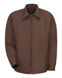 Red Kap JT50 Men’s Perma-Lined Panel Jacket – Brown