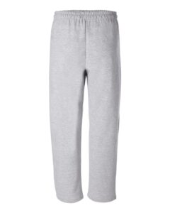 Gildan 18400 Unisex Heavy Blend™ Open-Bottom Sweatpants – Sport Grey (back)