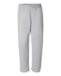 Gildan 18400 Unisex Heavy Blend™ Open-Bottom Sweatpants – Sport Grey