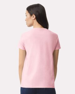 Gildan 2000L Women’s Ultra Cotton® T-Shirt – Light Pink (on model back)