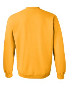 Gildan 18000 Unisex Heavy Blend™ Crewneck Sweatshirt – Gold (back)