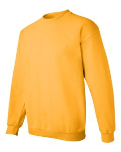 Gildan 18000 Unisex Heavy Blend™ Crewneck Sweatshirt – Gold (side)