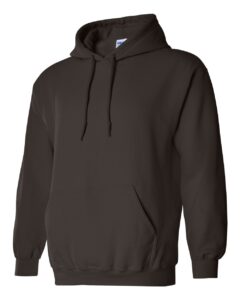 Gildan 18500 Unisex Heavy Blend™ Hooded Sweatshirt – Dark Chocolate (side)
