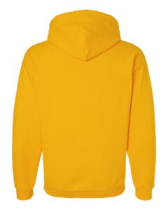 Gildan 18500 Unisex Heavy Blend™ Hooded Sweatshirt – Gold (back)