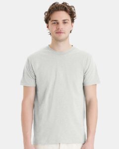 Hanes 4980 Unisex Perfect-T T-Shirt – Ash (on model)