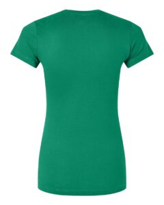 LAT 3616 Women’s Fitted Fine Jersey Tee – Kelly (back)