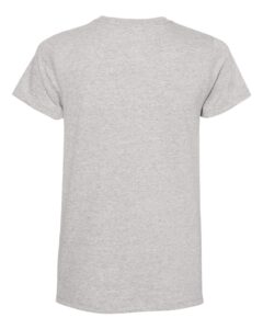 Hanes 5680 Women’s Essential-T T-Shirt – Light Steel (back)