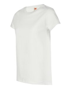 Hanes 5680 Women’s Essential-T T-Shirt – White (side)