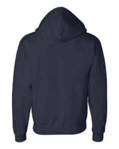 Champion S800 Unisex Powerblend® Full-Zip Hooded Sweatshirt – Navy (back)