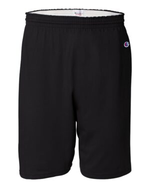 Champion 8187 Unisex Cotton Gym Shorts – Black