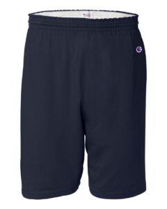 Champion 8187 Unisex Cotton Gym Shorts – Navy