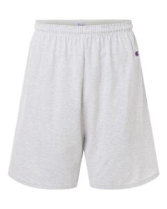 Champion 8187 Unisex Cotton Gym Shorts – Silver Grey