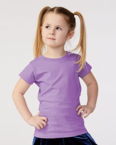 Rabbit Skins 3316 Toddler Girls Fine Jersey Tee