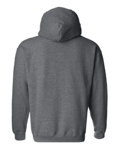 Gildan 18500 Unisex Heavy Blend™ Hooded Sweatshirt – Dark Heather (back)