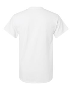 Gildan 2000T Men’s Tall Ultra Cotton® T-Shirt – White (back)