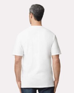 Gildan 2000T Men’s Tall Ultra Cotton® T-Shirt – White (on model back)