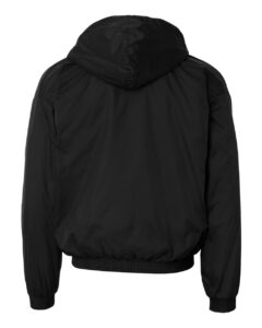 Augusta Sportswear 3280 Unisex Fleece Lined Hooded Jacket – Black (back)