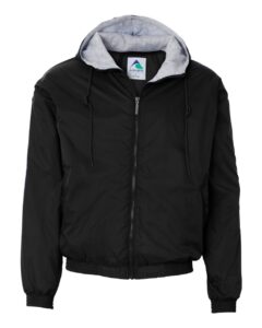 Augusta Sportswear 3280 Unisex Fleece Lined Hooded Jacket – Black