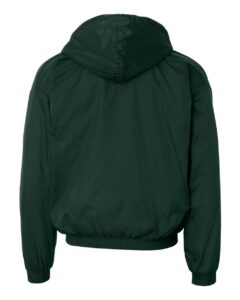 Augusta Sportswear 3280 Unisex Fleece Lined Hooded Jacket – Dark Green (back)
