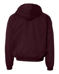 Augusta Sportswear 3280 Unisex Fleece Lined Hooded Jacket – Maroon (back)