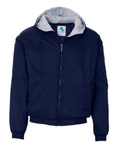 Augusta Sportswear 3280 Unisex Fleece Lined Hooded Jacket – Navy