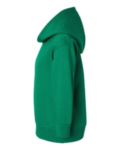 Rabbit Skins 3326 Toddler Pullover Fleece Hoodie – Kelly (side)