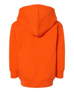 Rabbit Skins 3326 Toddler Pullover Fleece Hoodie – Orange (back)