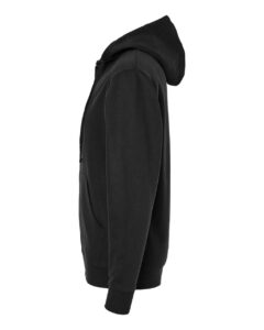 Independent Trading Co. SS4500Z Unisex Midweight Full-Zip Hooded Sweatshirt – Black (side)