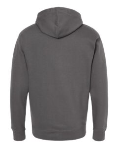 Independent Trading Co. SS4500Z Unisex Midweight Full-Zip Hooded Sweatshirt – Charcoal (back)