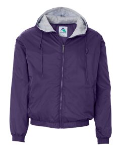 Augusta Sportswear 3280 Unisex Fleece Lined Hooded Jacket – Purple