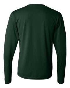 Augusta Sportswear 788 Unisex Nexgen Performance Long Sleeve T-Shirt – Dark Green (back)