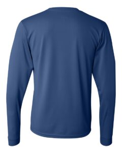 Augusta Sportswear 788 Unisex Nexgen Performance Long Sleeve T-Shirt – Royal (back)