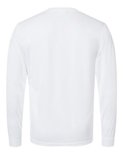 Augusta Sportswear 788 Unisex Nexgen Performance Long Sleeve T-Shirt – White (back)